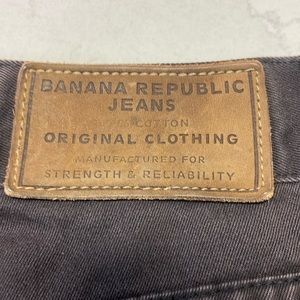 BANANA REPUBLIC MENS JEAN SIZE 34 COLOR BLACK BUTTON FLY “LAREDO FIT” CIRCA 1995